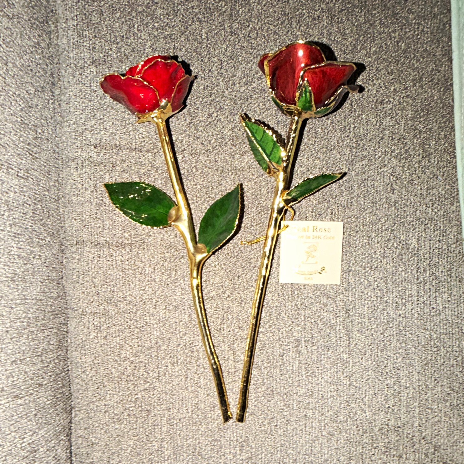 Living Gold Real Rose Dipped in 24K Gold