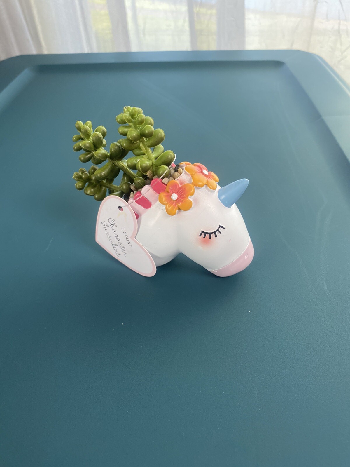 Target 2021 Valentines Day Bullseye Playground Unicorn Faux Succulent *NWT*