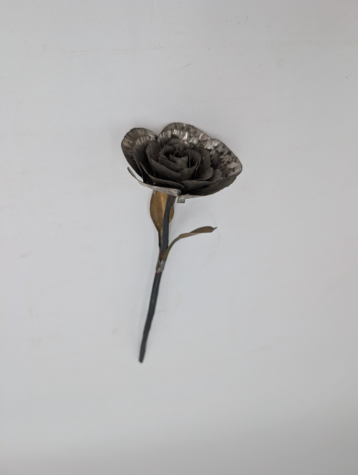 Hand Crafted Welded Metal Forever Rose 🌹