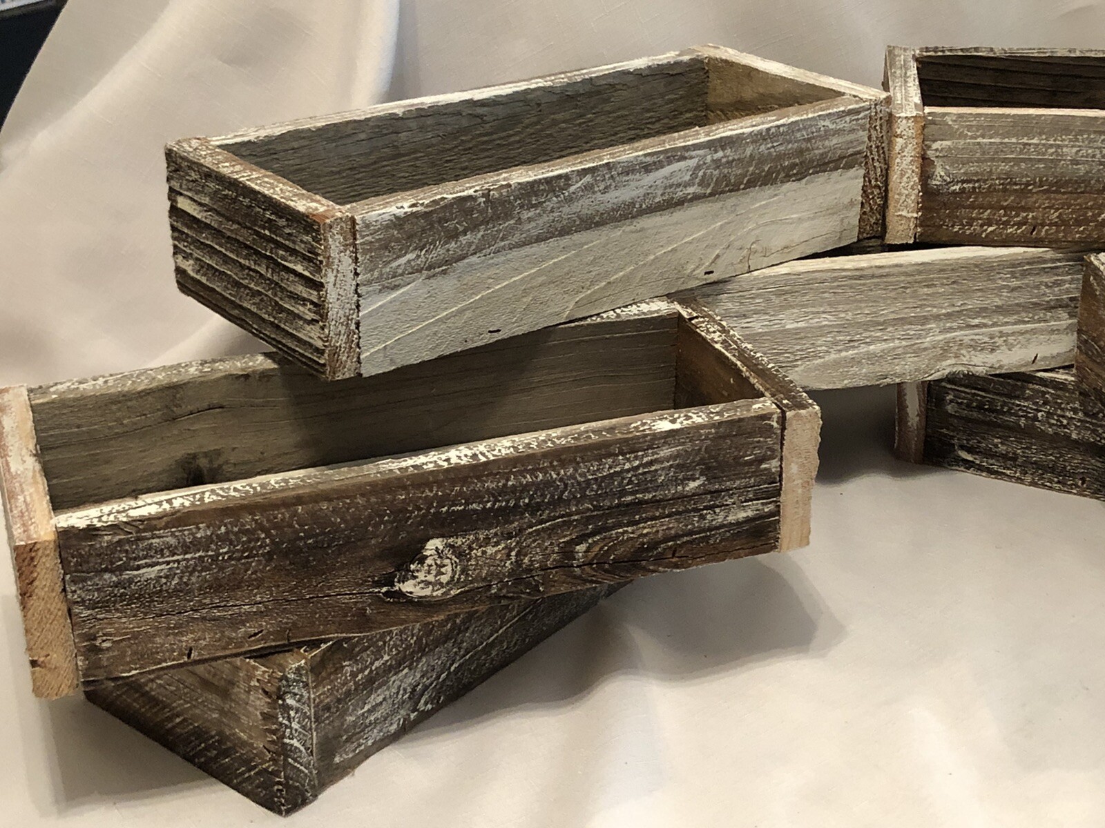 Handmade Chic/Rustic Table Box Decor Made From Reclaimed Wood 12.5 X 5 X 2.75