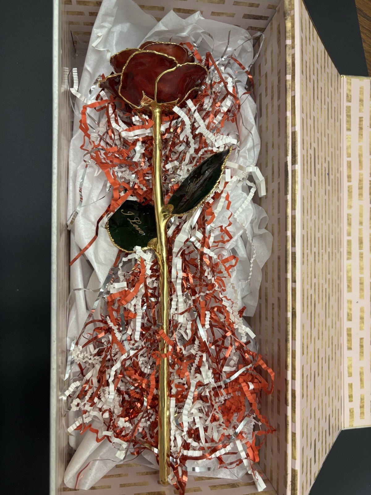 24k Gold Dipped Red Rose ~Perfect for Valentine’s ~Anniversary ~Special Occasion