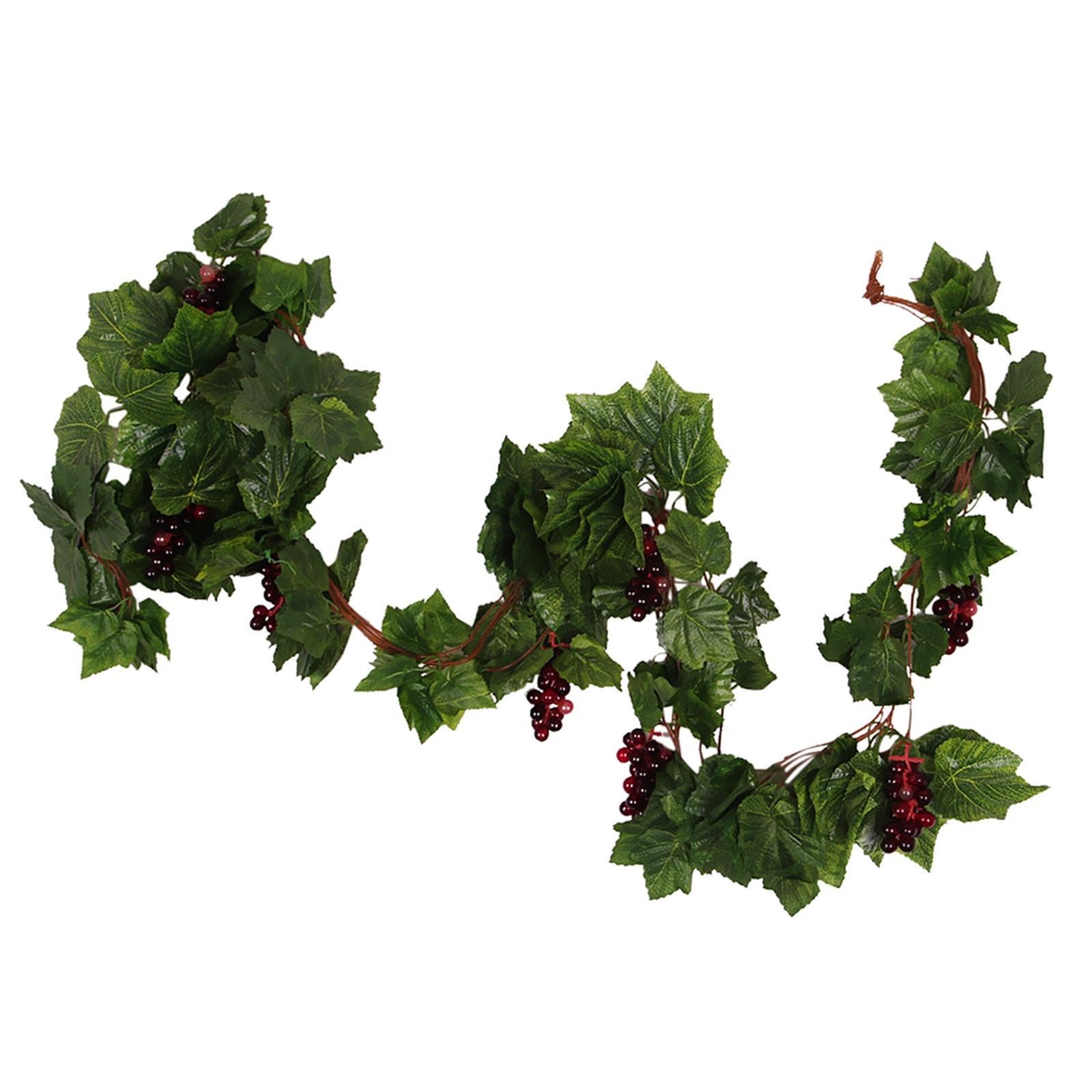 Artificial Silk Grape Vine Fruit Rattan with Grape