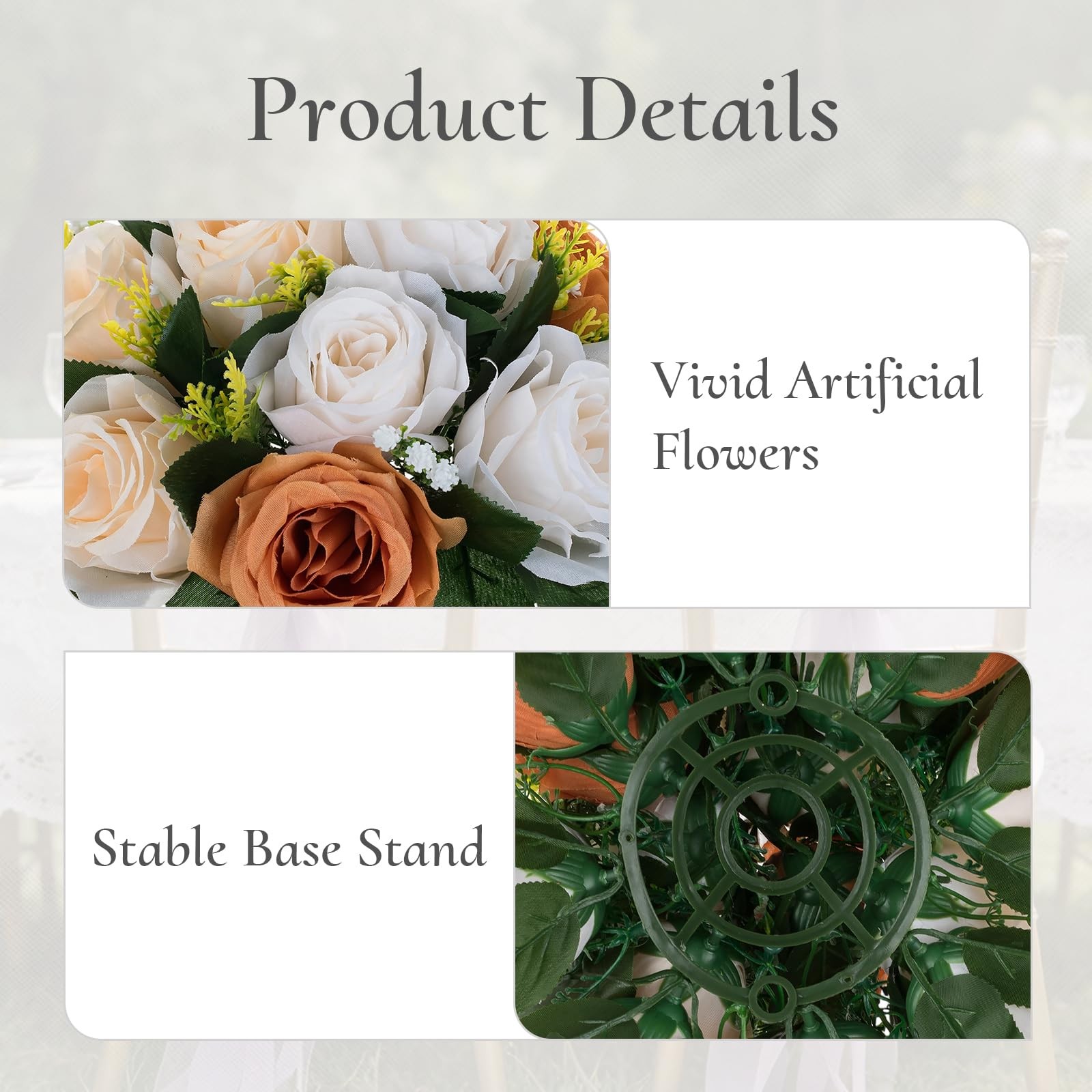 Flower Centerpieces for Fall Wedding Decor: Terracotta Wedding Table Decorati…
