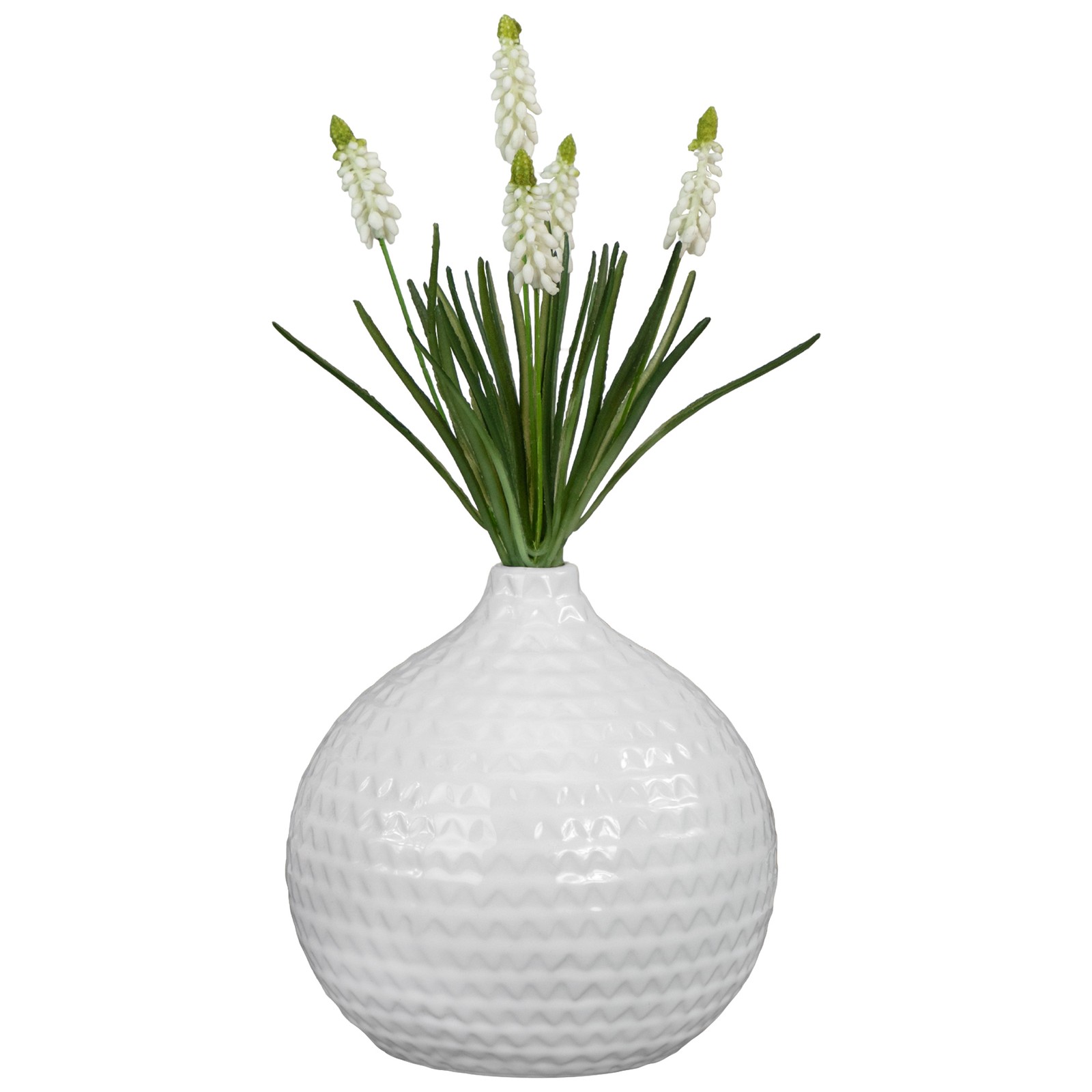 Allstate 12.5″ White Muscari Artificial Floral Spray