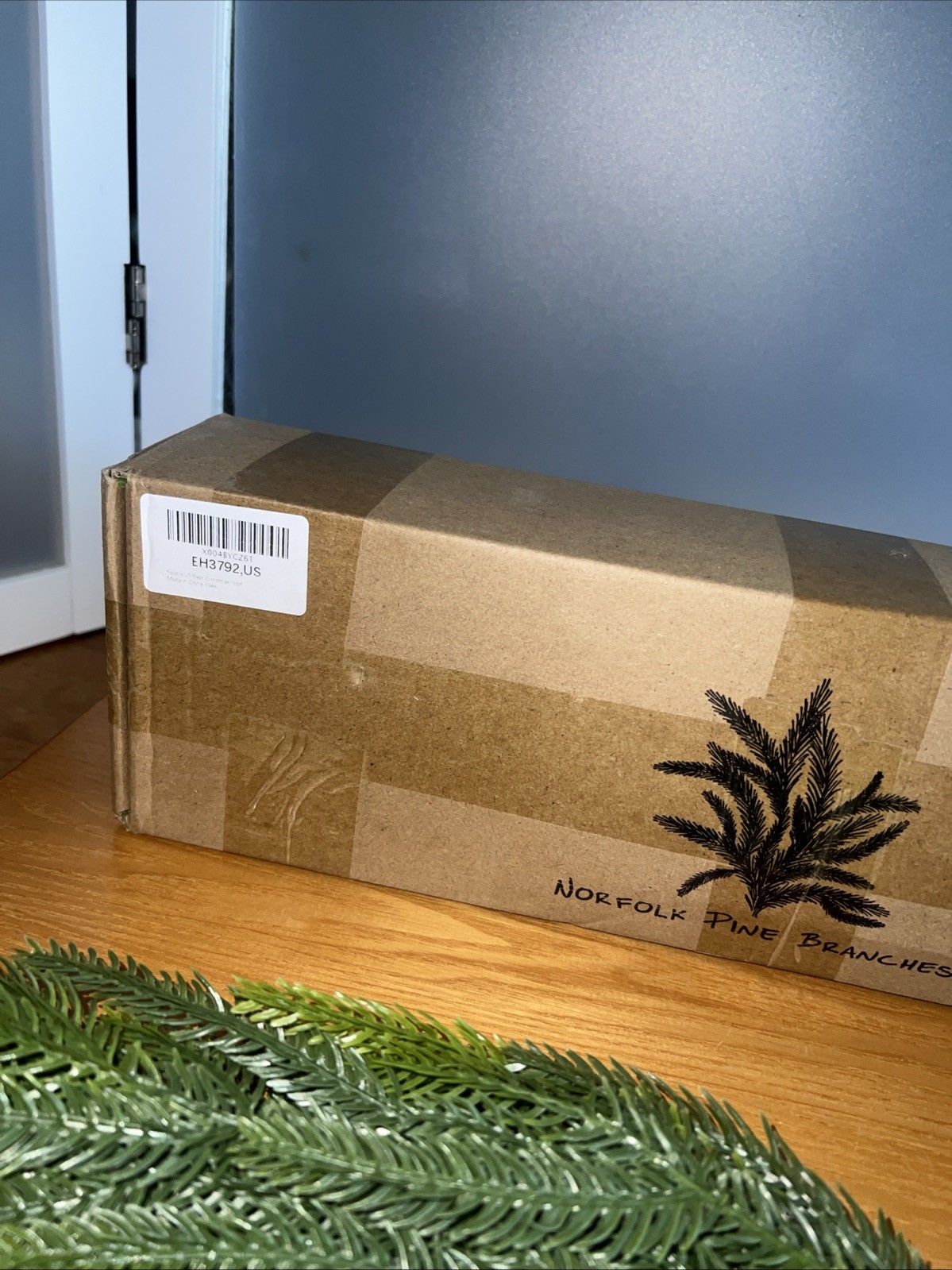 2 Boxes Norfolk Pine Branches Artificial New In Box