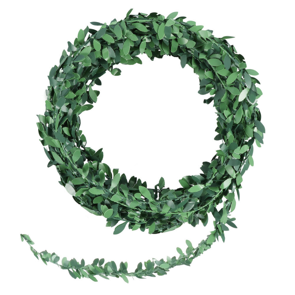 Green Leaves Fake Vine Leaf Simulated Vines Garland Greenery