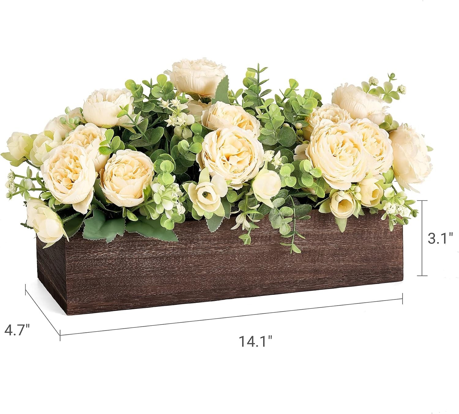 Centerpiece Table Decorations Dining Room Decorative Galvanized Metal Pots &