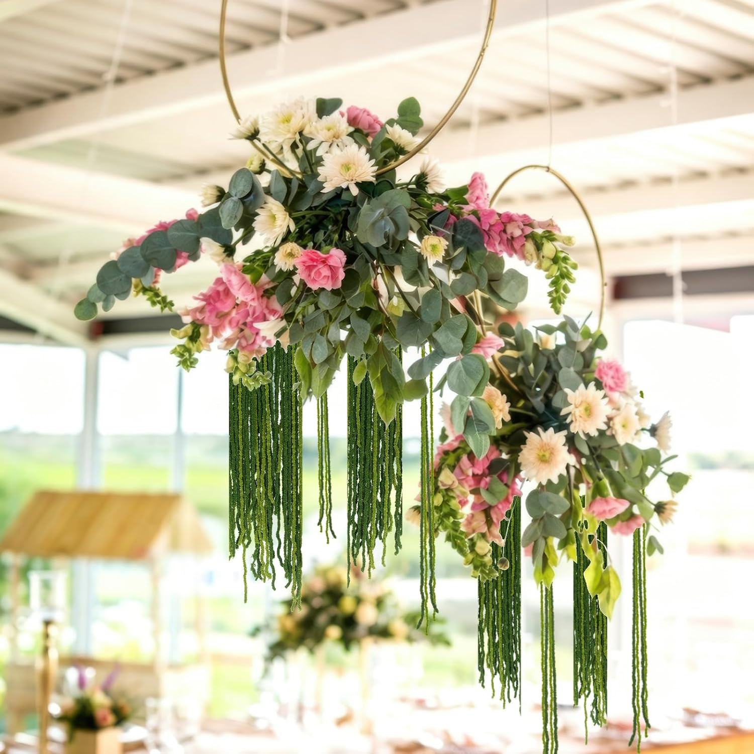 60 Pcs Hanging Moss Vines Faux Moss Garland for Decorating Plants Artificial