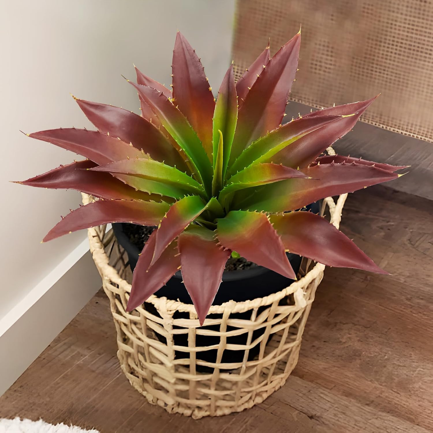 Succulents Plants Artificial, Large Fake Succulents Flowers Unpotted Real Touch