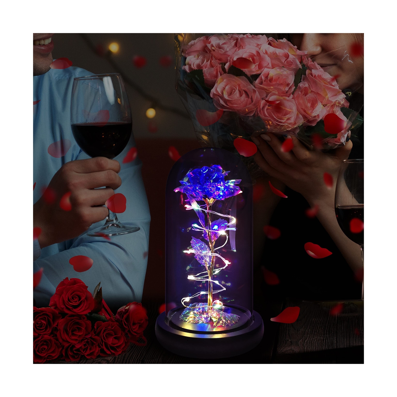 Childom Valentines Day Rose Gift for Womens Roses Gifts for Mom Her, Romantic…