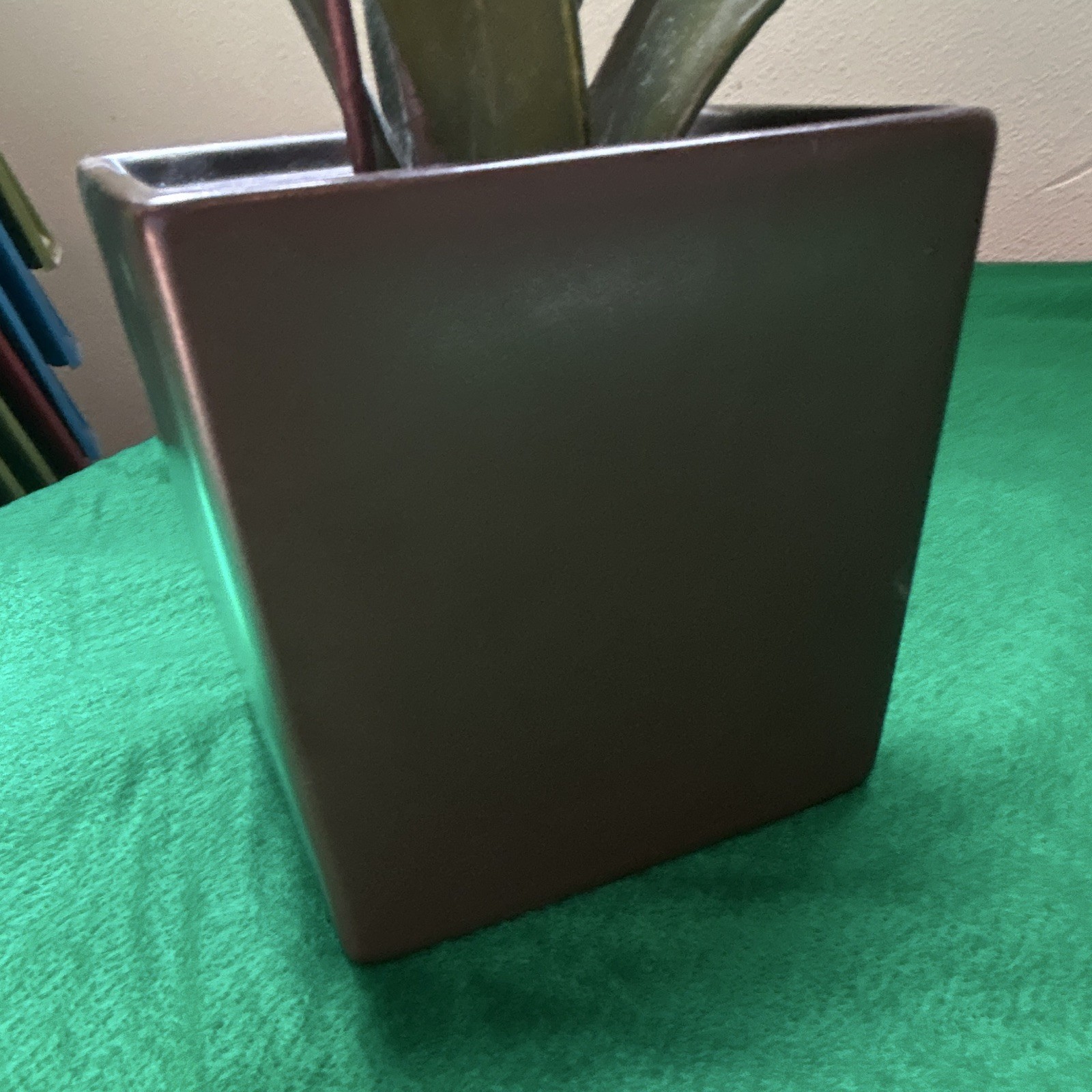 Target Purple Orchid Artificial Arrangement in Black Square Awesome Flower Pot