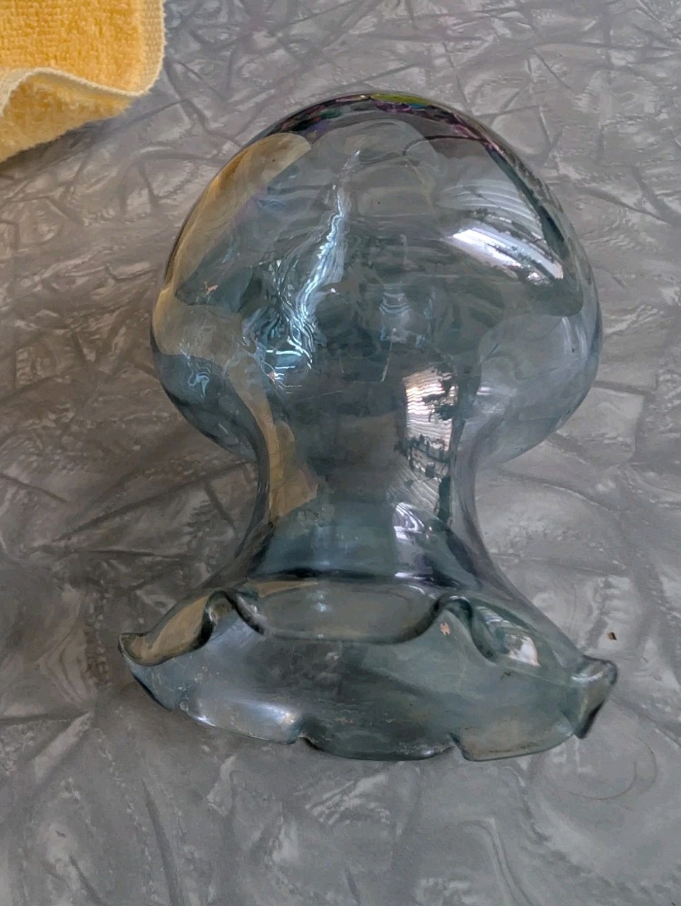 VINTAGE Treasure Island SF CA Wall Sconce Propagation Planter Bulb Glass Vase