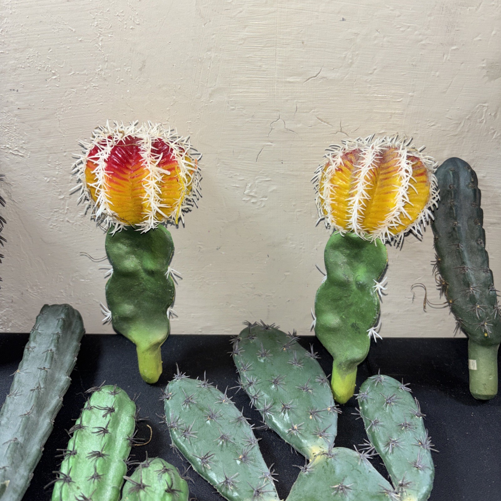 11 Faux Cactus Fake Saguaro Southwestern Plastic Decor A