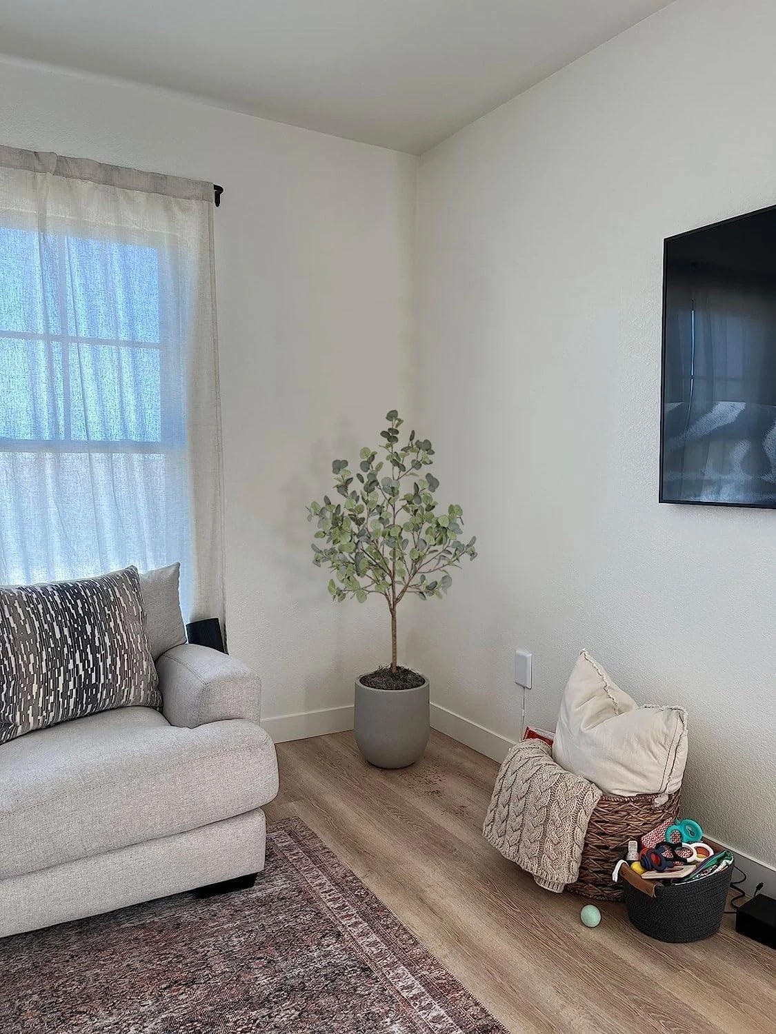5ft Artificial Eucalyptus Tree with Pot