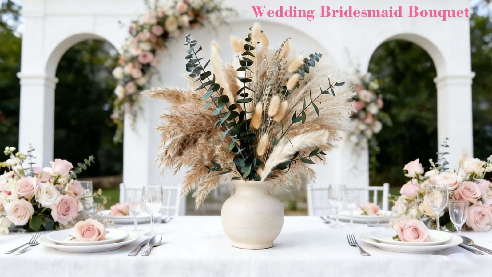 100 Pcs Mixed Dried Flowers Bouquet, Boho