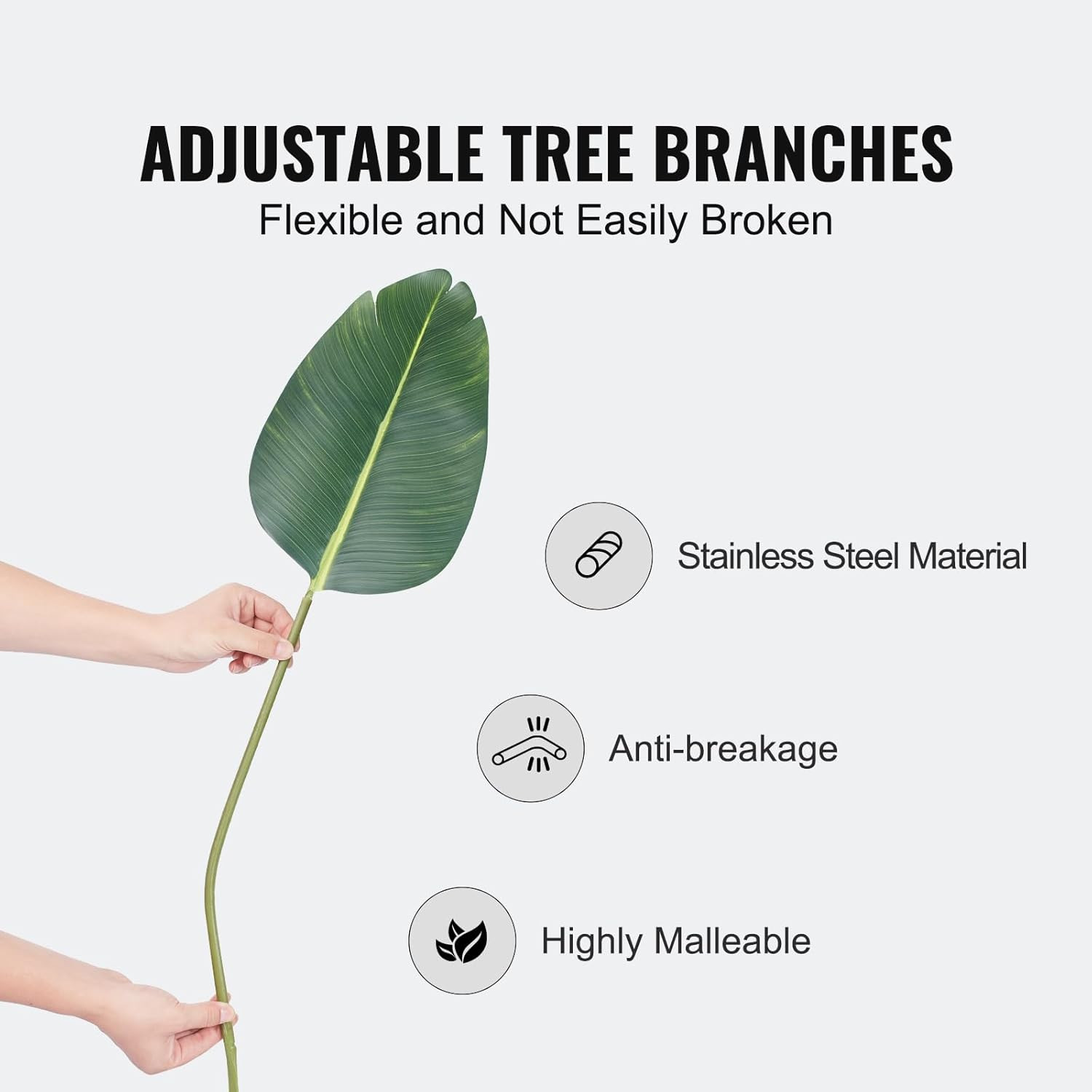 Artificial Bird of Paradise Tree, 5 FT Tall Faux Plant, PE Material & Anti-Tip T