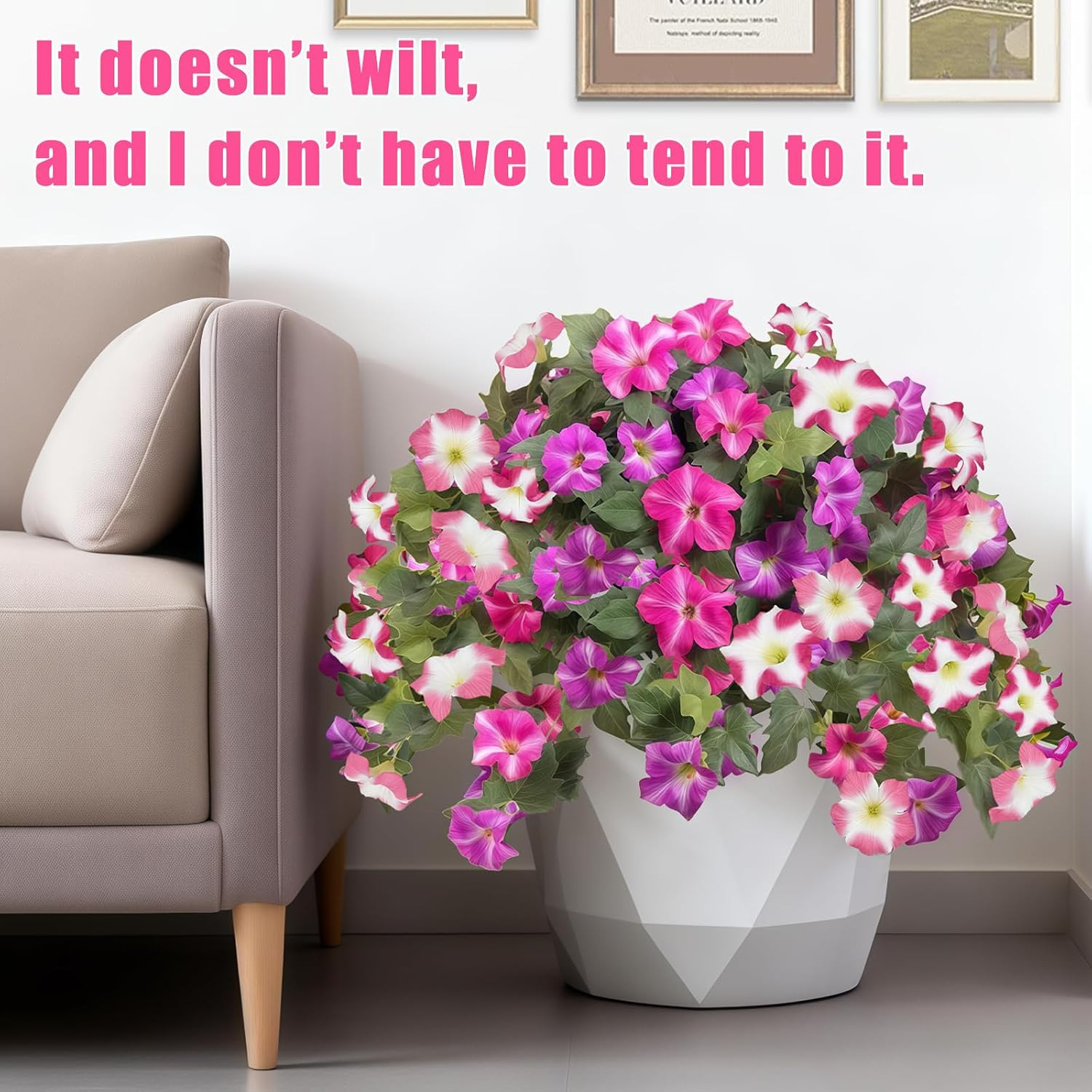 UV Resistant Artificial Flowers – Waterproof Silk Plants for Outdoor Decor