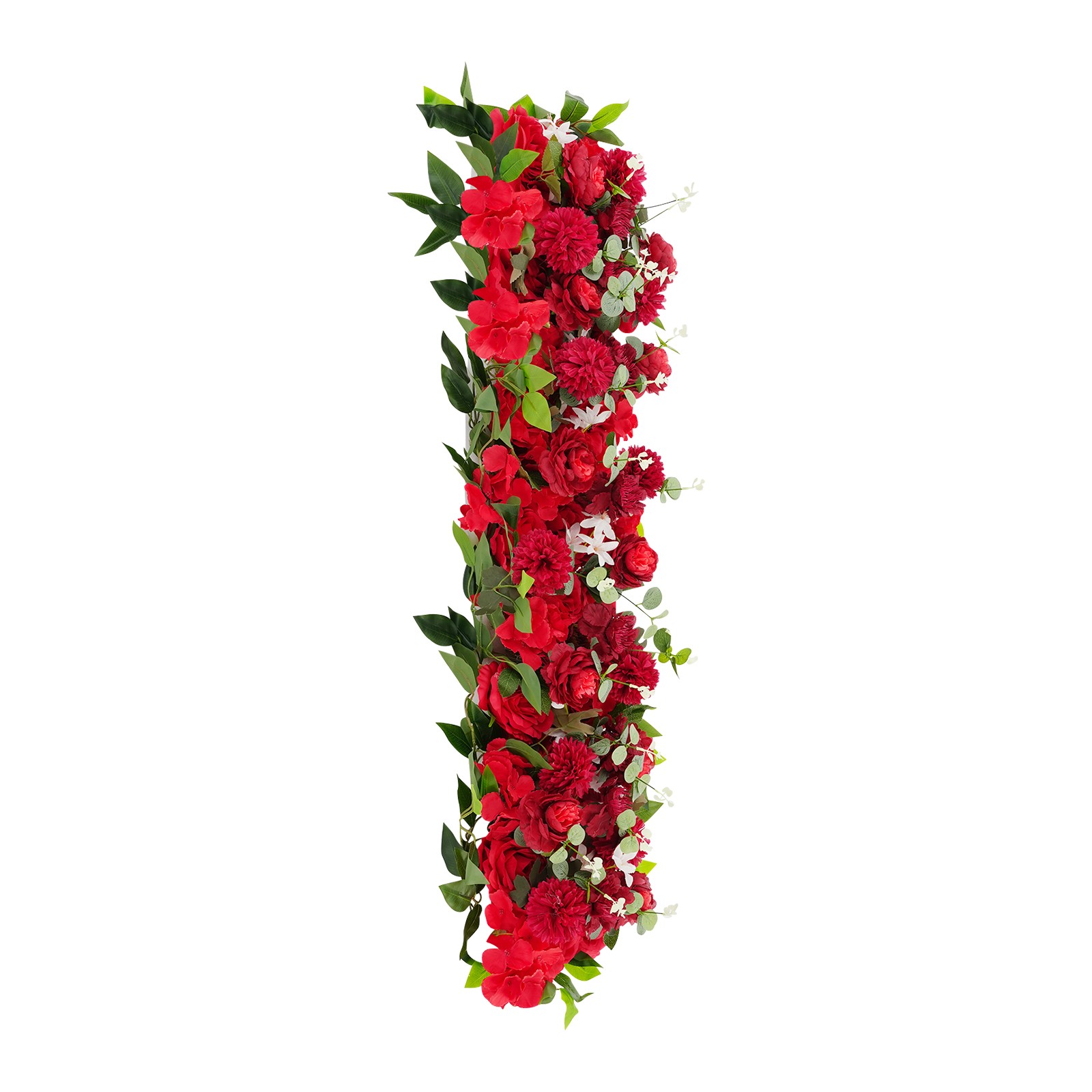 Artificial Flower Artificial Polyester Fibre Flowers Row 100*30cm for Home Decor