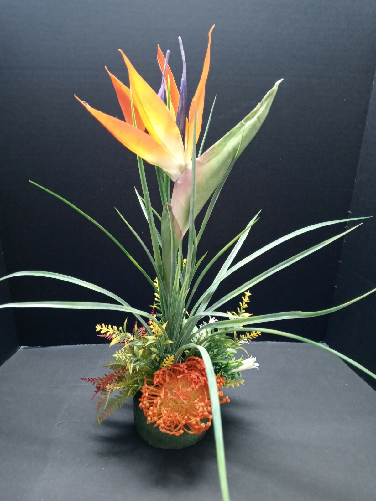 Orange Bird Of Paradise Flower Decoration