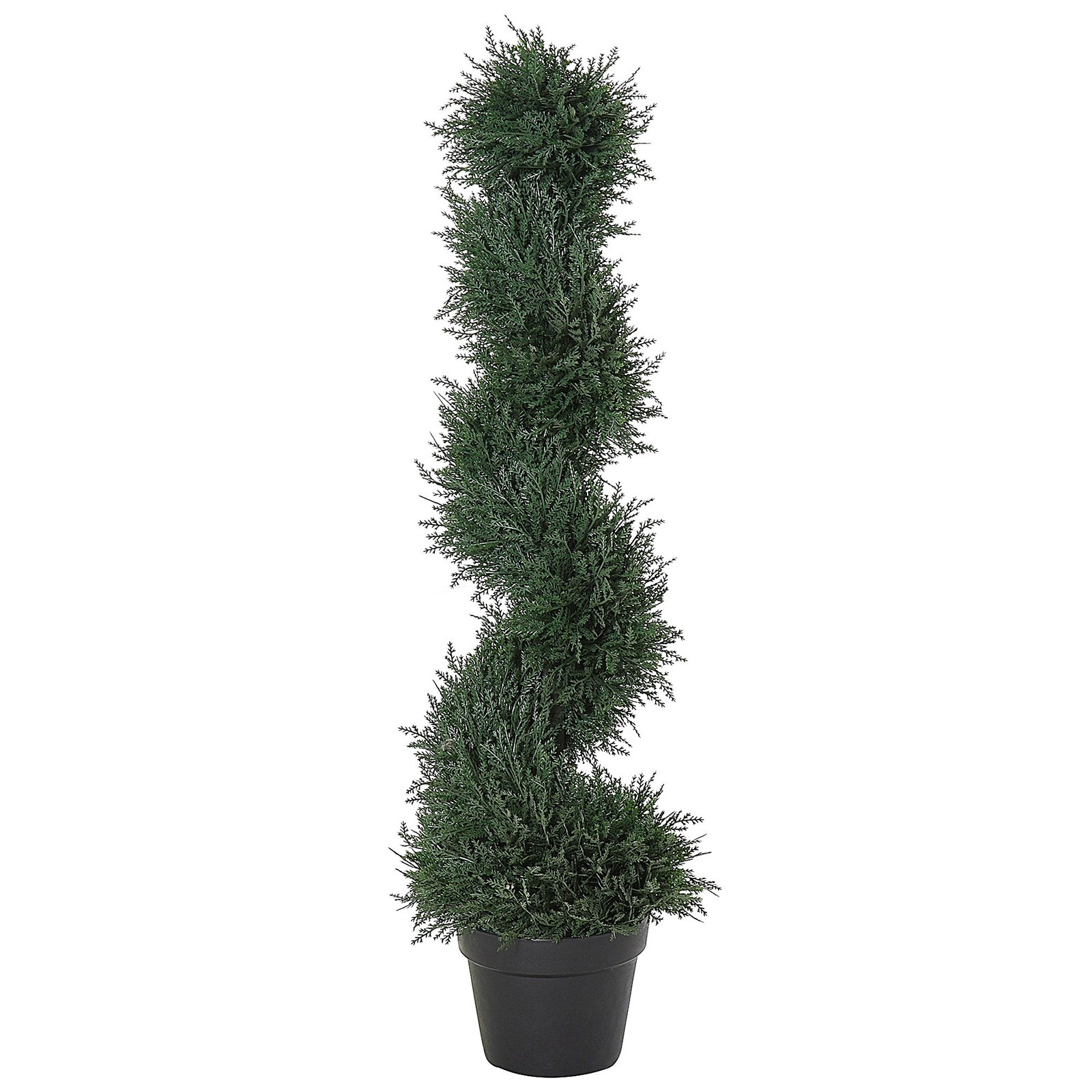 3FT Topiary Artificial Faux Cedar Tree Plant w Nursery Pot