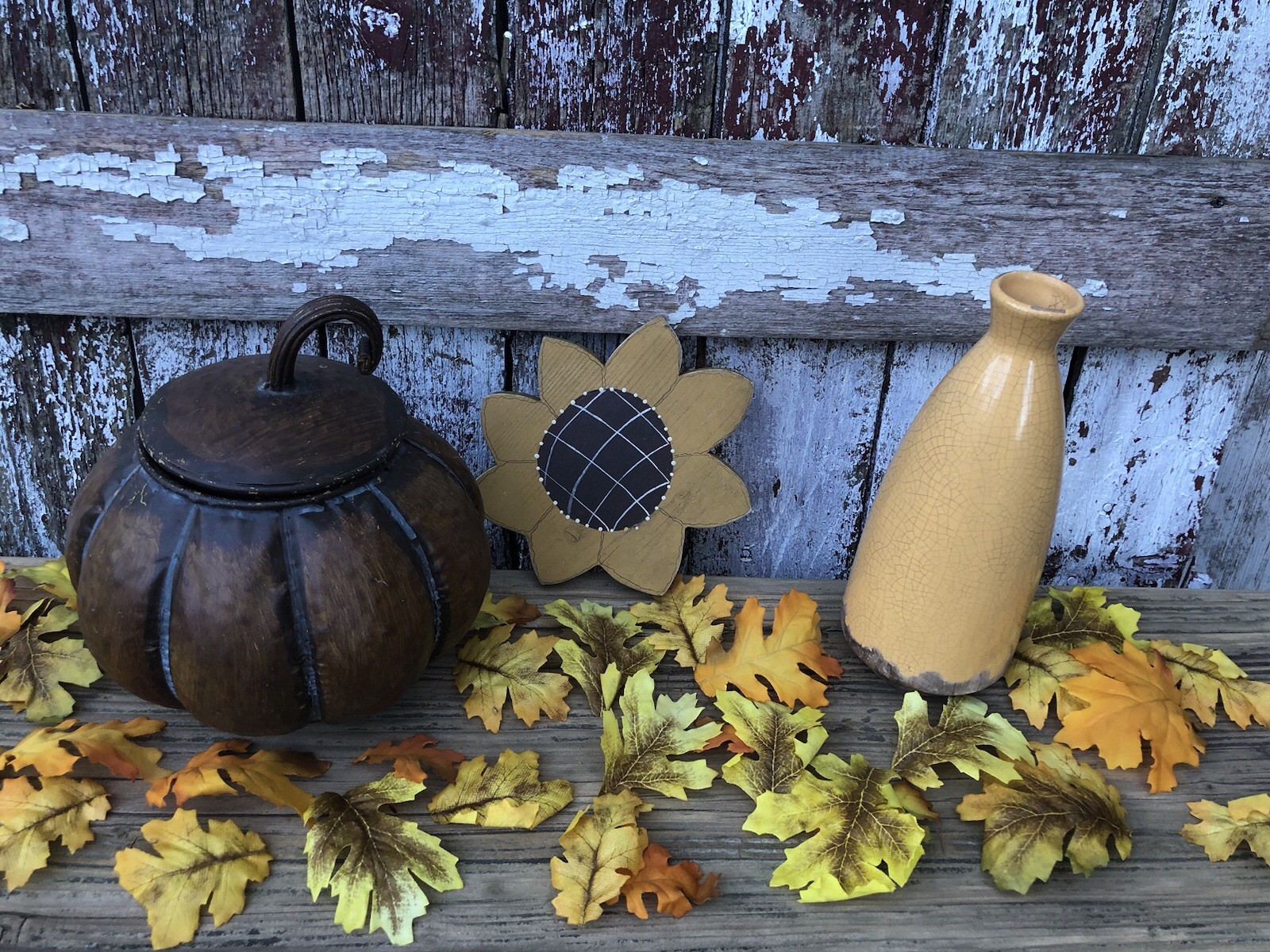 36 Sunny Ridge Oak Fall Leaves Autumn Artificial LOOSE in A BAG Wedding Decor