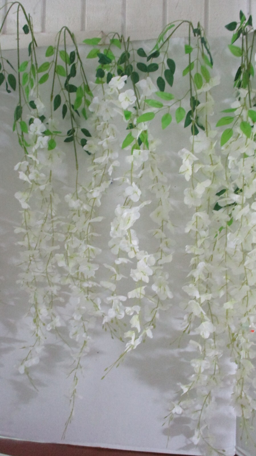 Set of 11 White WISTERIA / DOGWOOD GARLAND VINES~New (tk)