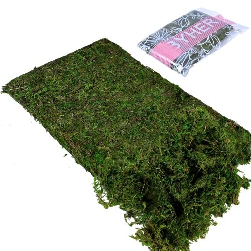 Artificial Moss Fake Green Grass for Centerpieces Home Kitchen 3.5oz, Fresh