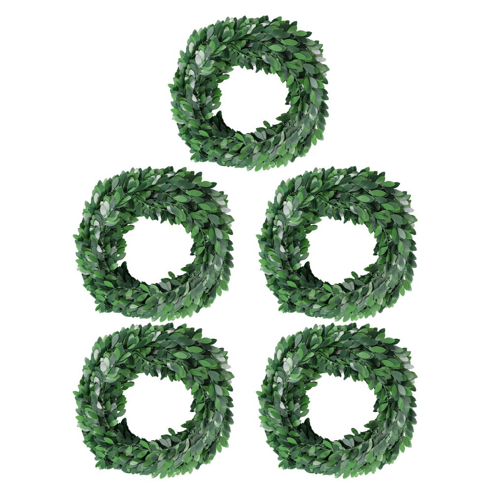 5 Pcs Artificial Grape Vine Leaves Event Tent Wedding Decor Greenery