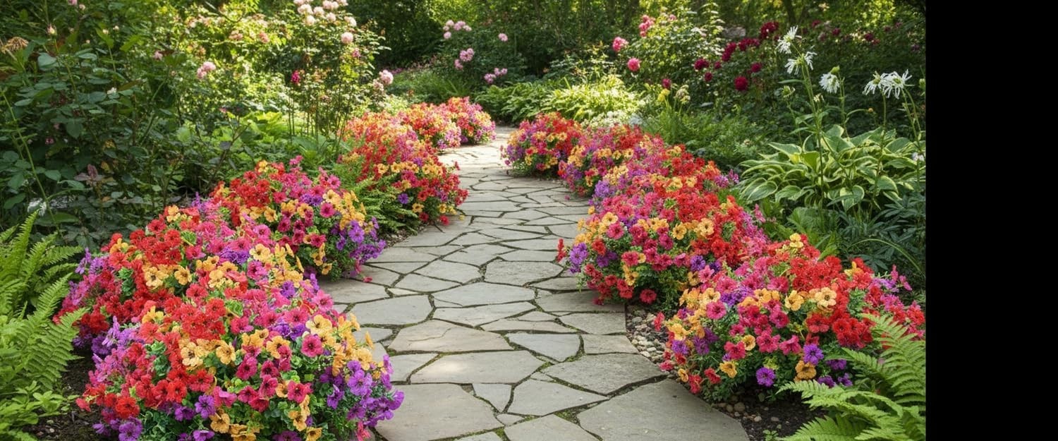 Lifelike Outdoor Artificial Flowers for Garden Porch Decor UV Resistant 12 Count