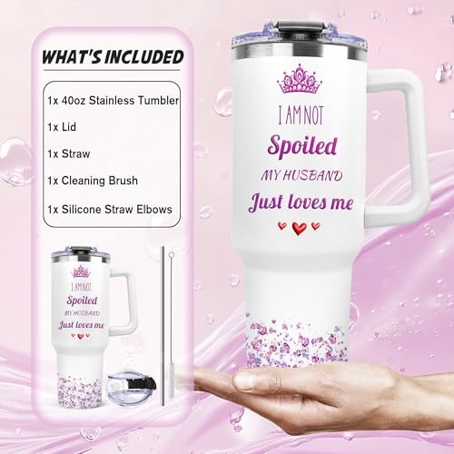 Gifts for Wife from Husband – Anniversary Wedding Gifts 40 Ounces Wife Gifts
