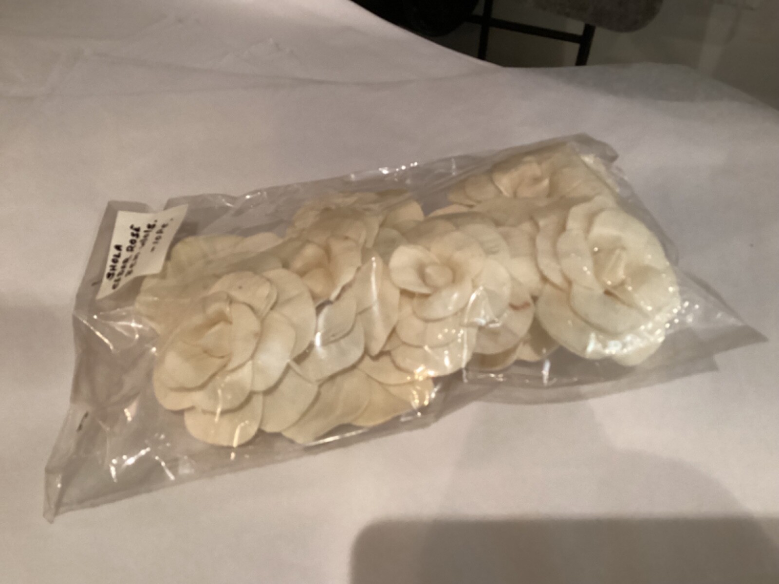 COLLECTION OF (10) SHOLA SOLA WOOD FLOWERS 3-1/2″ MUST SEE NR