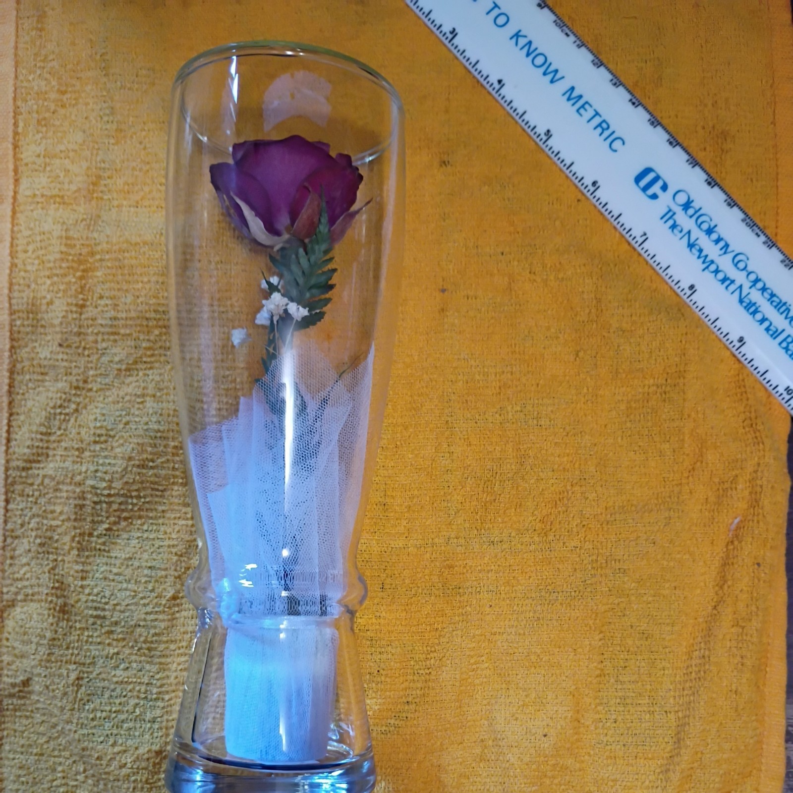 Beautiful Vintage Preserved Flowers Handmade Real Rose Sealed Glass