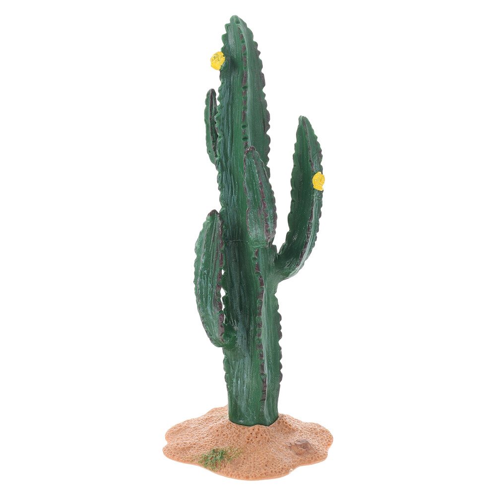 Cactus Ornament Mini Figurine Figurines Resin Simulation Ornaments