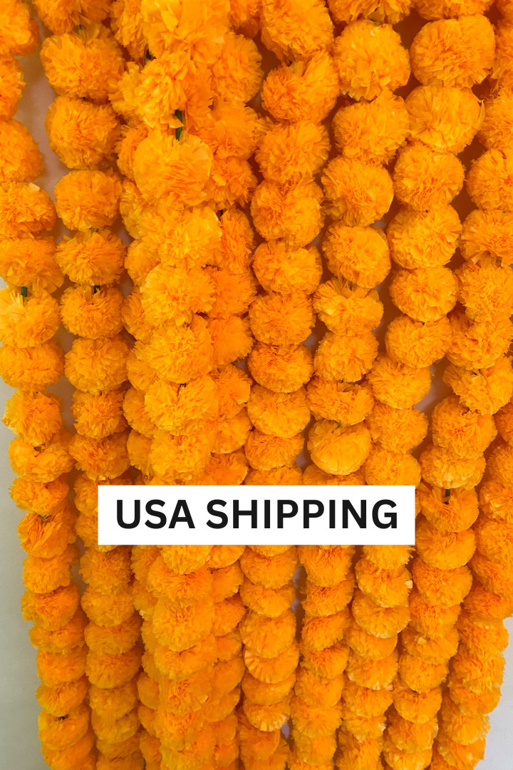 Marigold Garland, Dia De Los Muertos, Day of the Dead, Indian Wedding Diwali