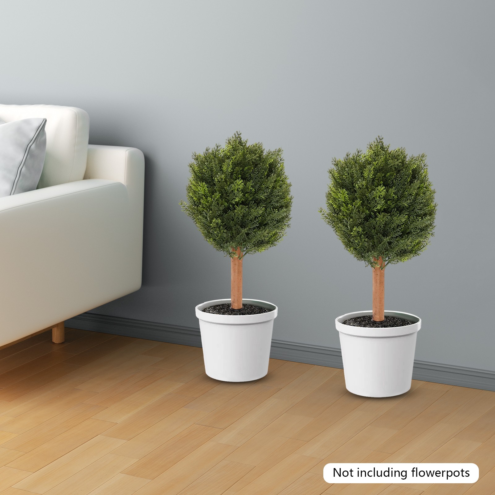 Artificial Plant Artificial Plant with Ground Spike for Indoor Outdoor Home