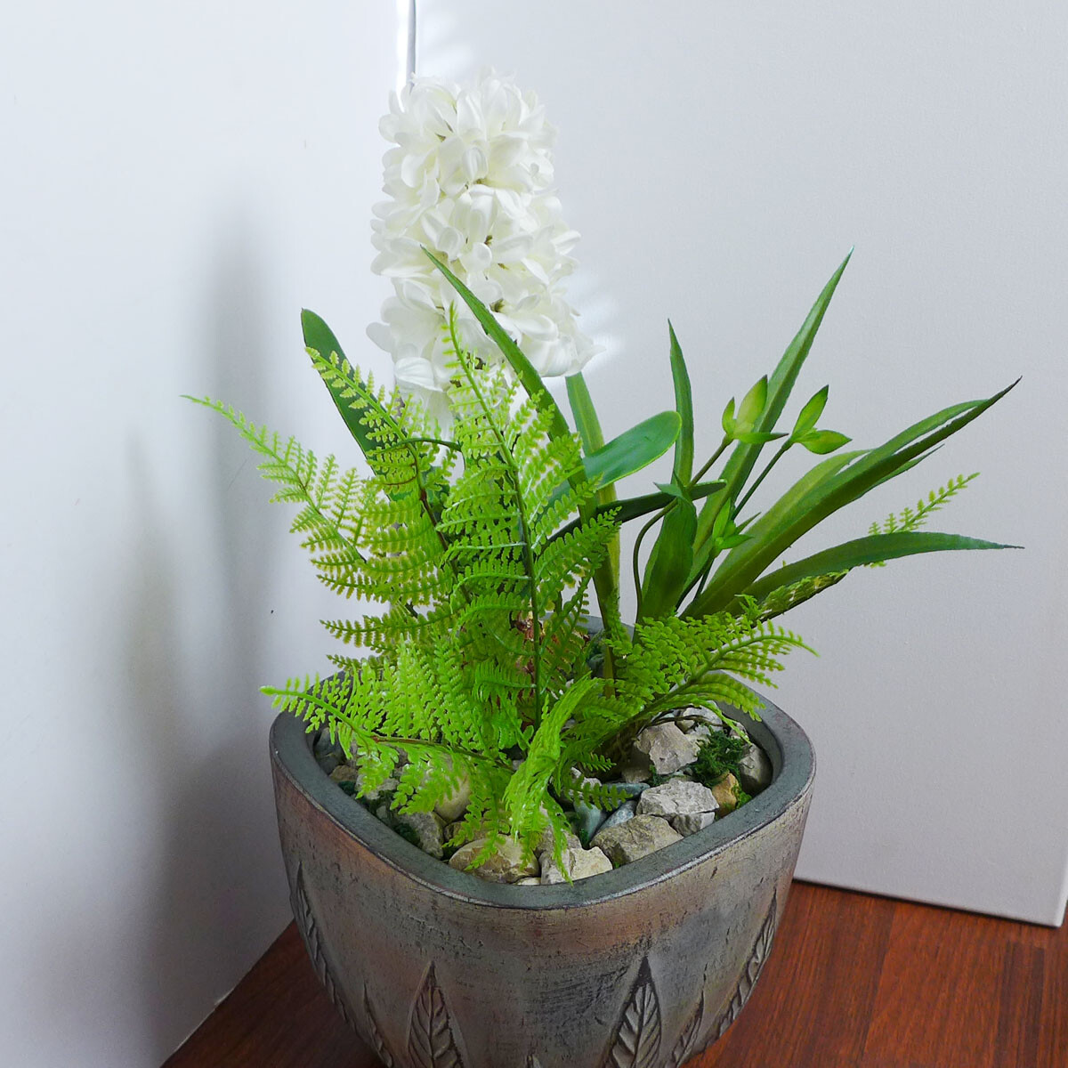 3 Pcs Artificial Plant White Hyacinth Flower Wedding Decoration (#78)
