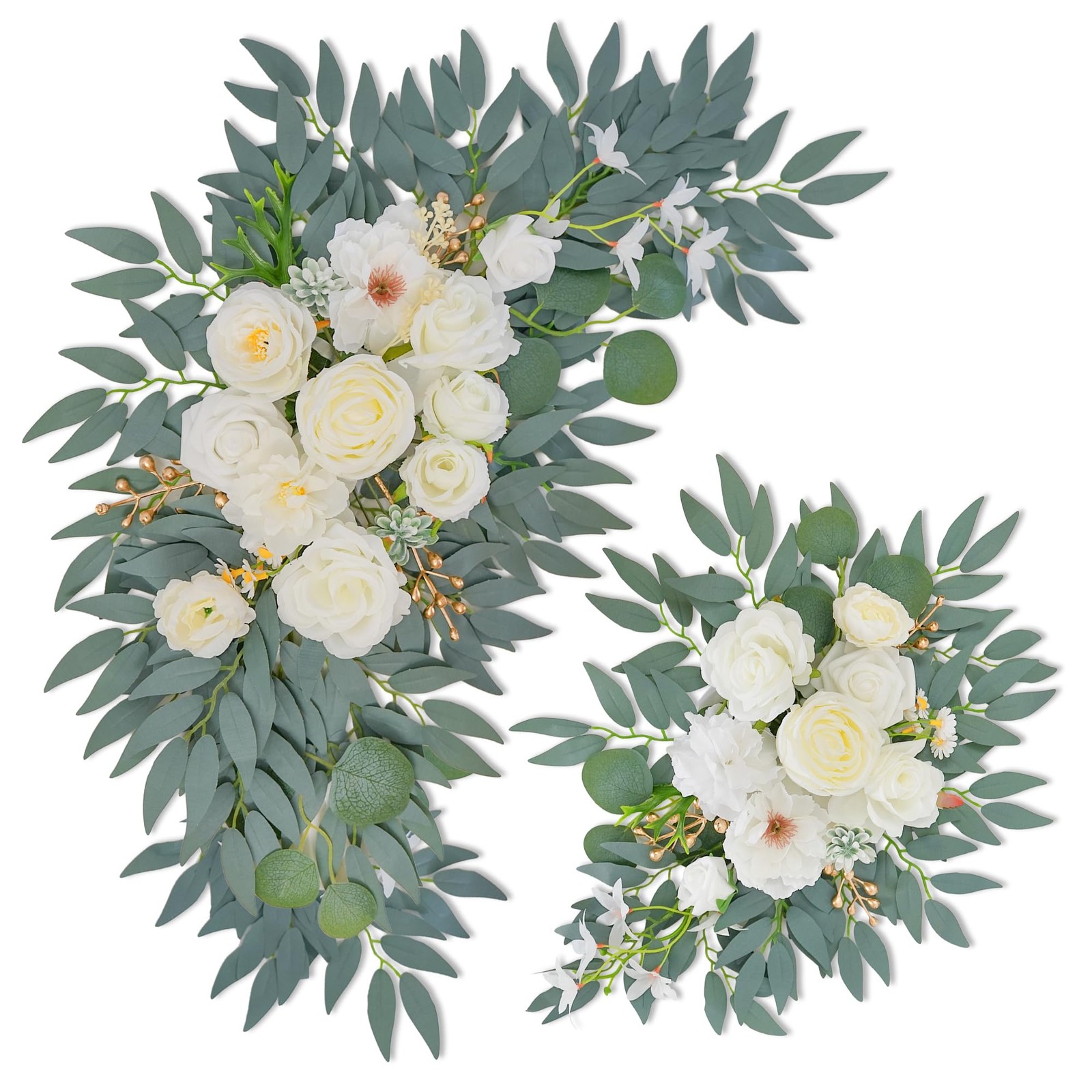 Wedding Arch Flowers (2pack),Flower Arch Stand,Flower Garland,for Wedding Out…