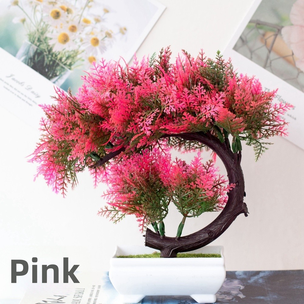 25cm Silk Persian For CRESCENT Moon Bonsai Artificial Flower for Party Decor