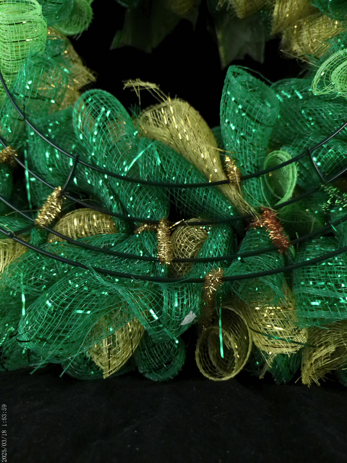 Curly Deco Mesh St. Patrick’s Day Wreath