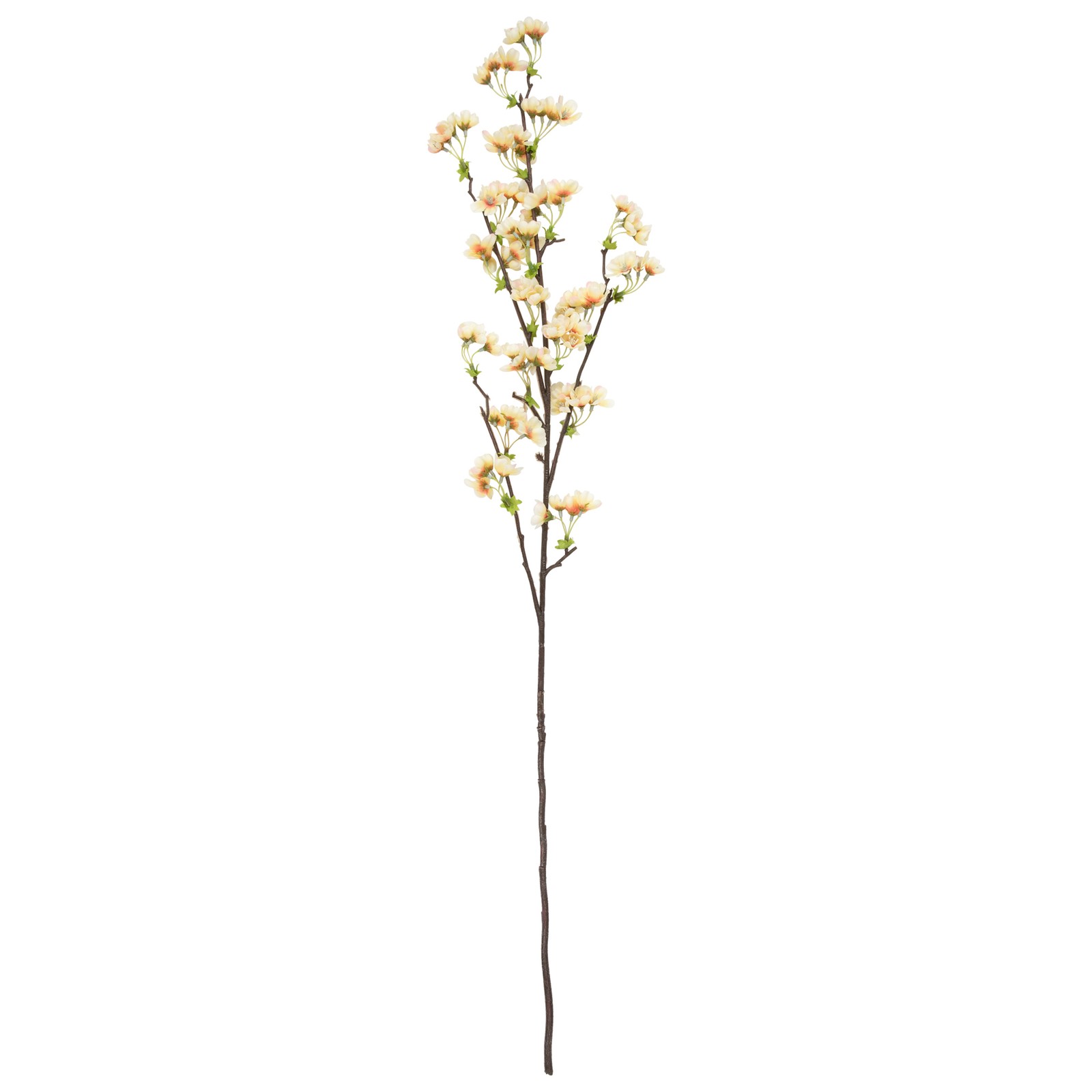 Allstate 36″ Apricot and Peach Quince Blossoms Artificial Silk Floral Spray