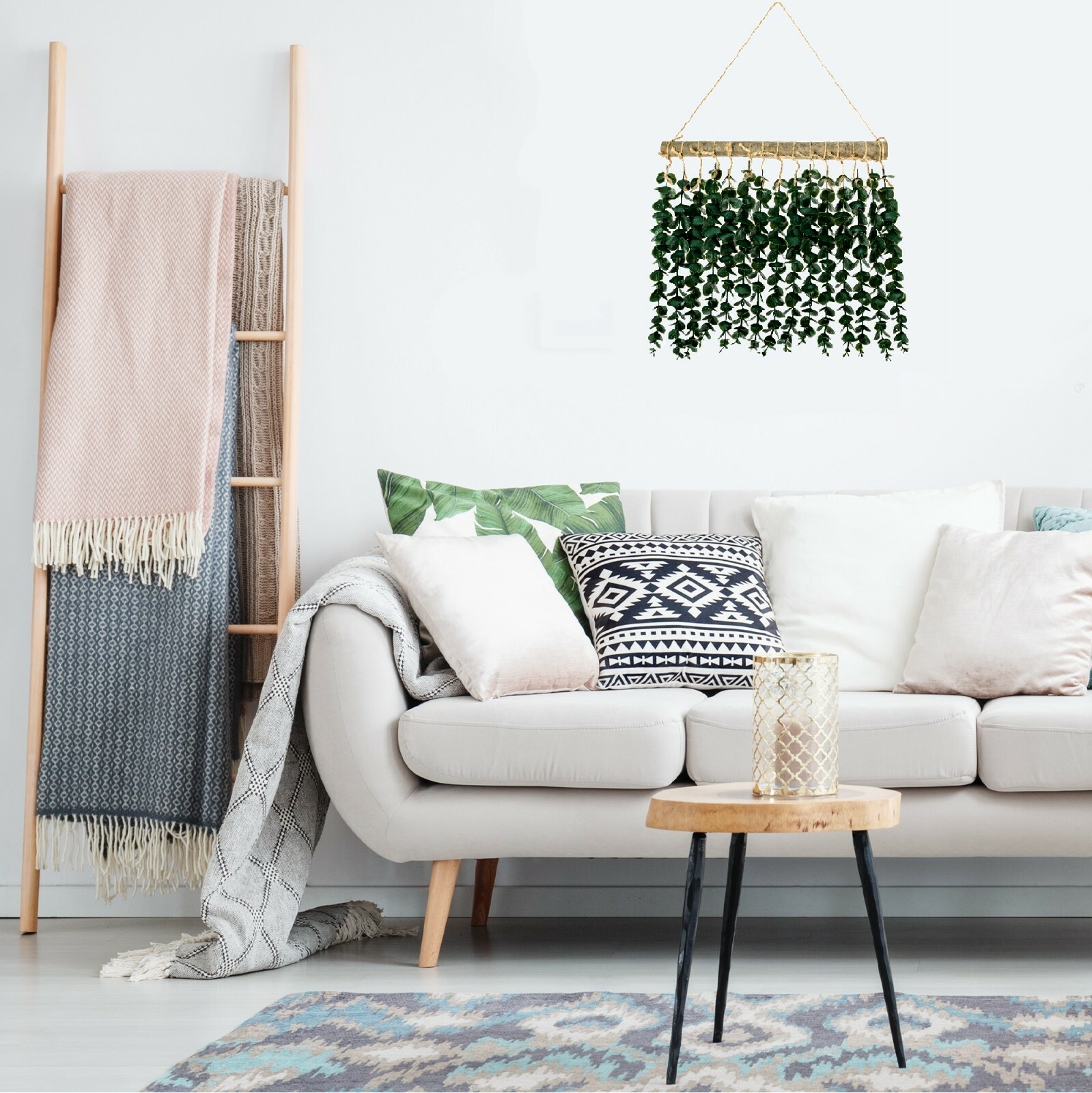 Artificial Eucalyptus Wall Hanging Decoration