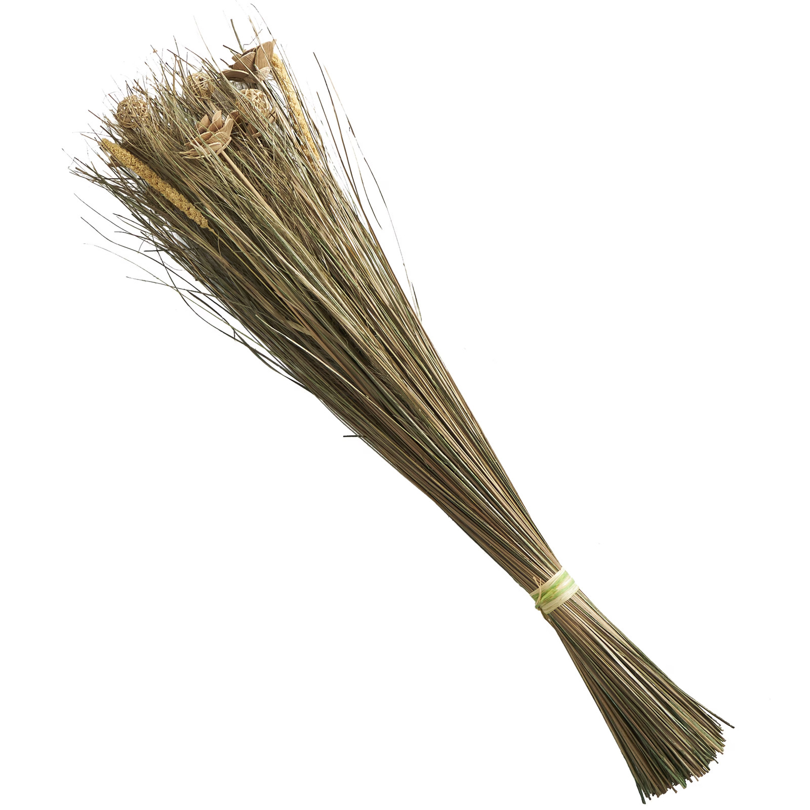 by, Handmade Tall Floral Bouquet Dried Plant Natural Foliage Grass Bouquet with