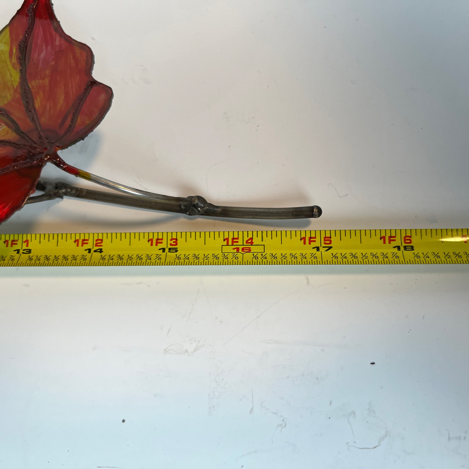 Fall Maple Leaves Wall Decor Signed Art Metallic Hand Welded Sculpture 2006 #312