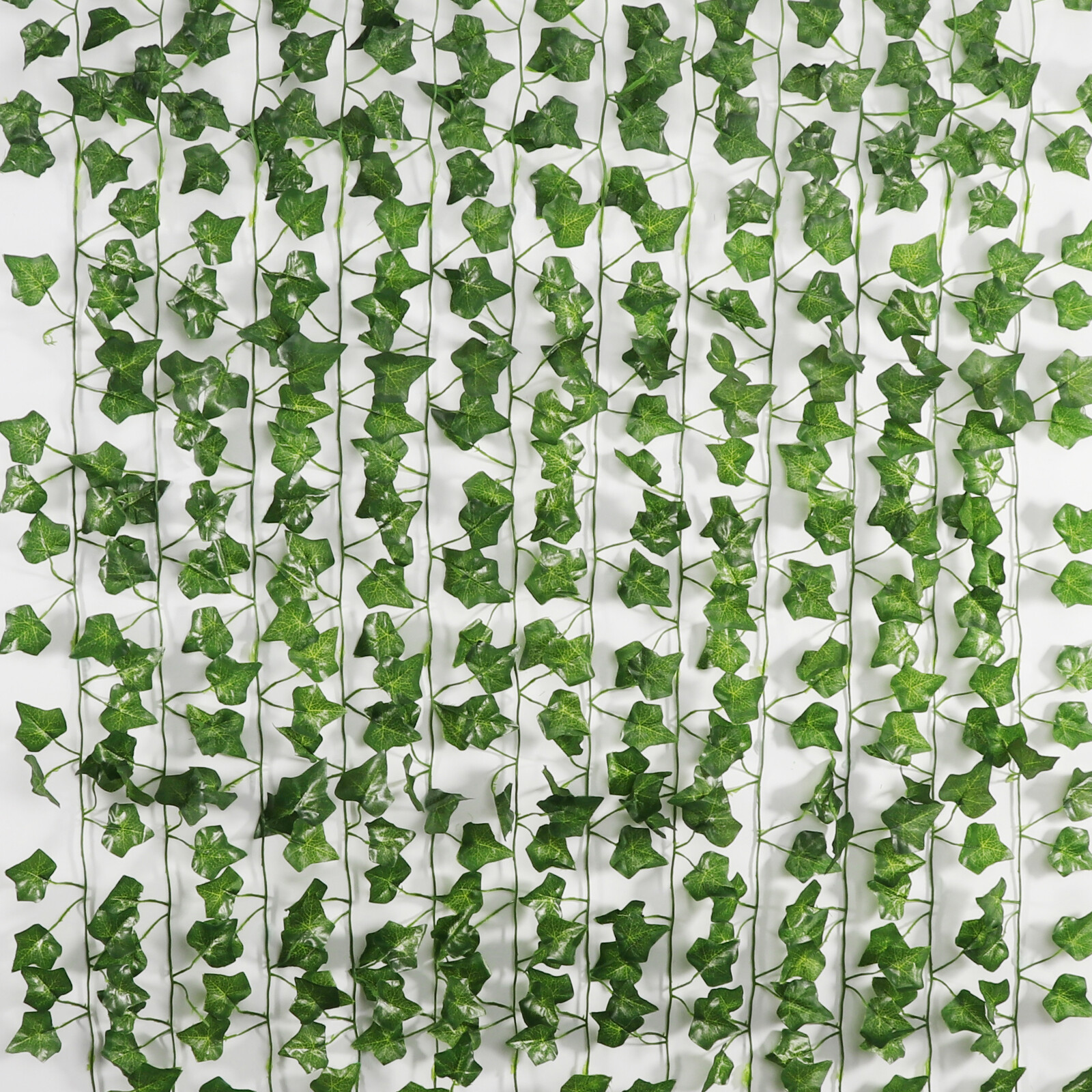 EZFLOWERY 72 Strands 504 Feet Artificial Ivy Vines Leaves, Silk Garland Fake