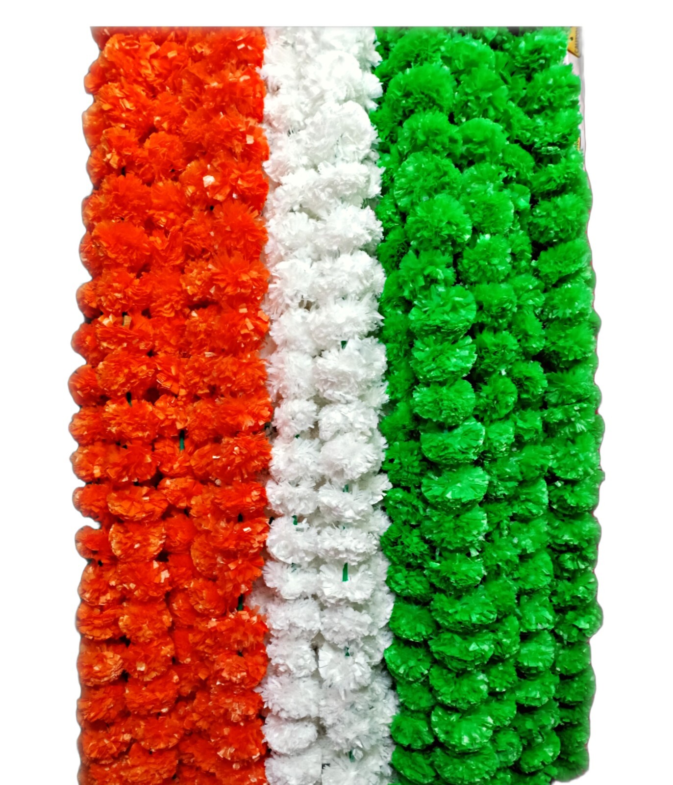 100Pcs Set Artificial Marigold Flower Garlands Diwali Indian Wedding Decoration