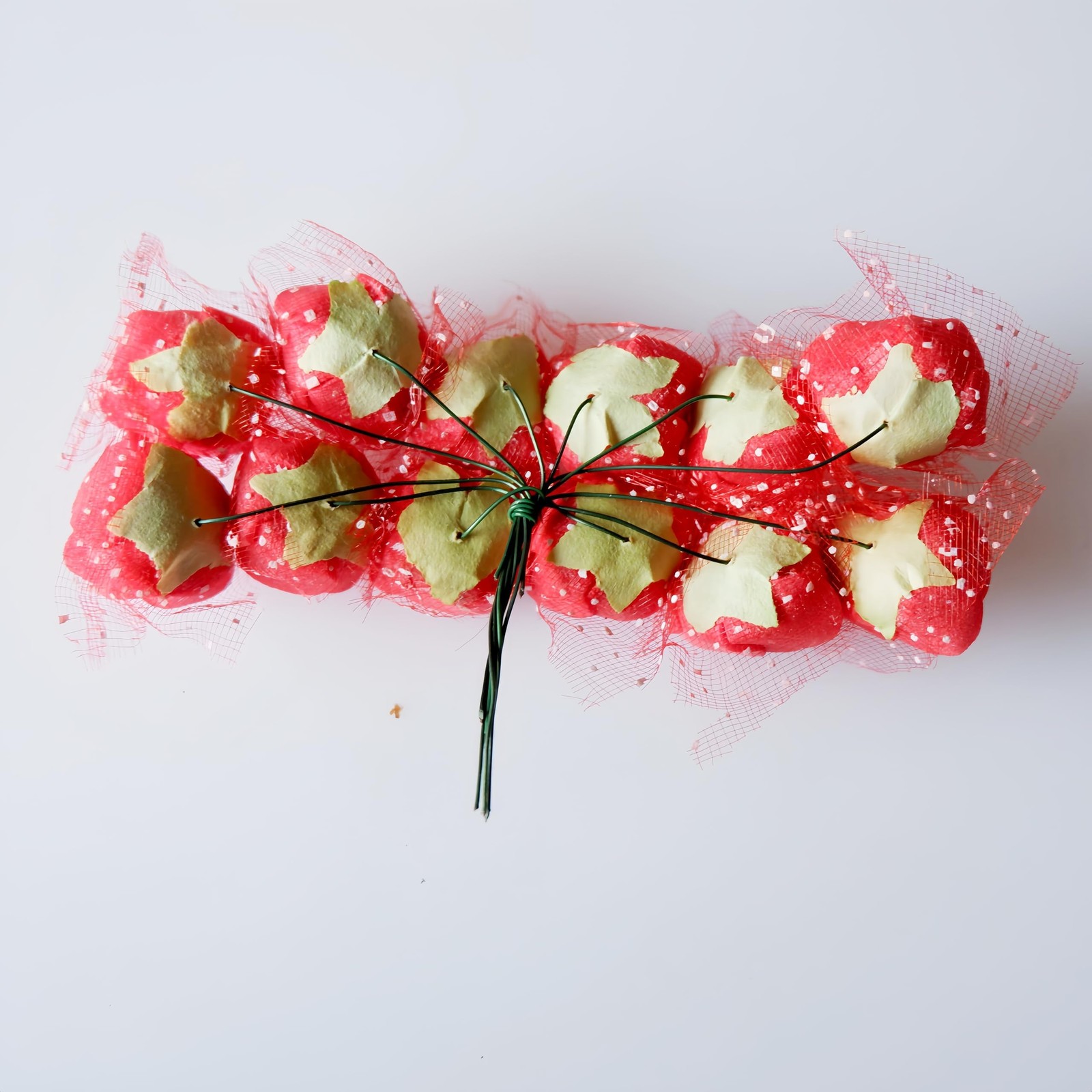 Mini Foam Roses Artificial Flowers Bulk 144 PCS Red Small Head Craft Decor