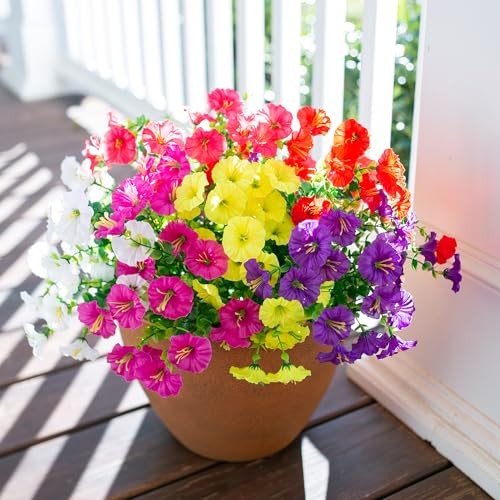 6 Mixed Color(2 Fuchsia, 2 Purple, 2 Yellow, 2 White, 2 Red, 2 Hot Pink)