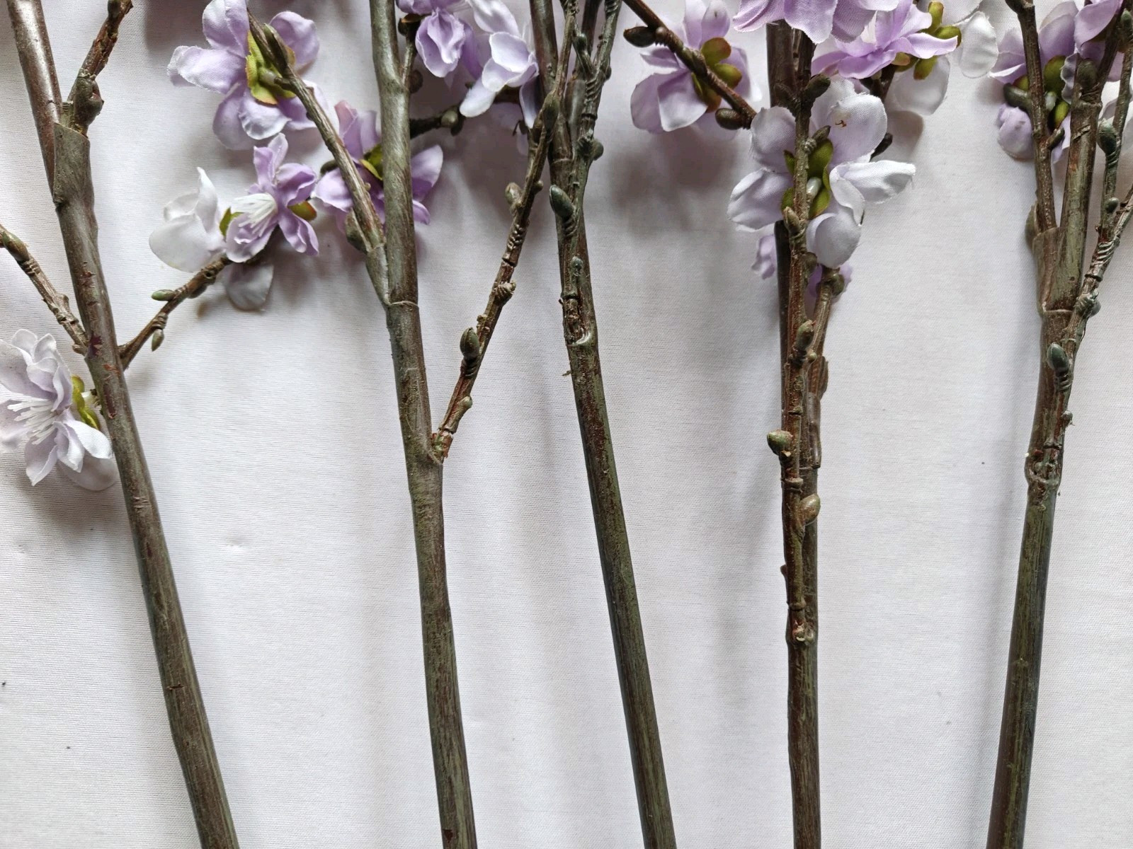 5Pcs Artificial Cherry Blossom Flowers 43 Inch Long Stem Cherry Blossom Lilac