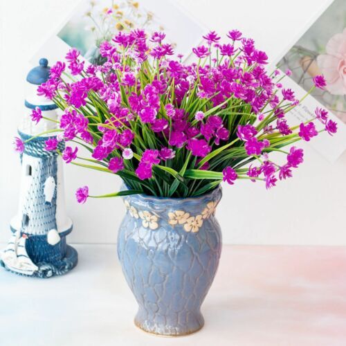 4pcs artificial flowers small Lotus home decoration outdoor floral art