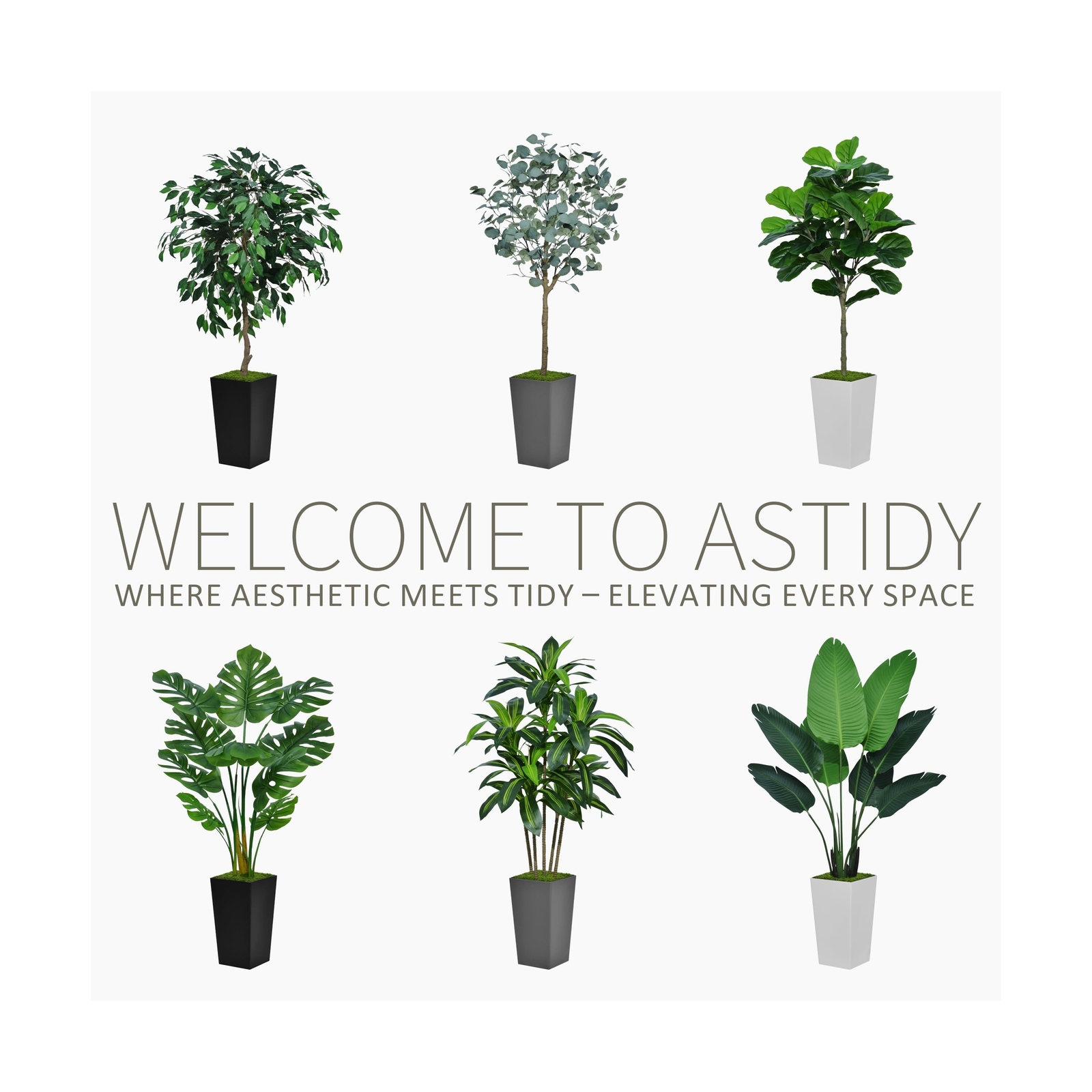 ASTIDY Artificial Monstera Deliciosa Plant 5FT – Faux Tropical Palm Tree with…